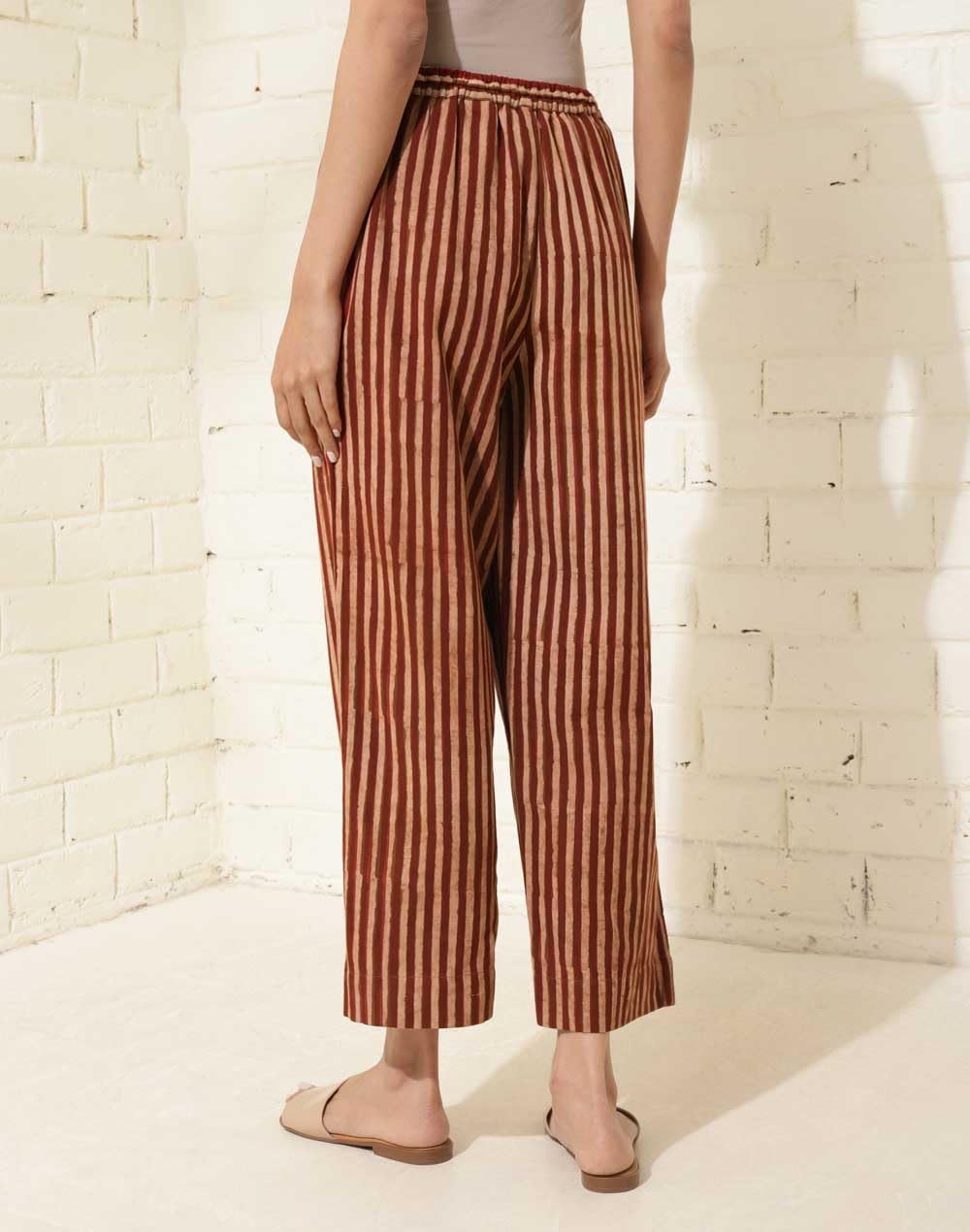 Fabindia WomenS Regular Pant (1036527Red_Red