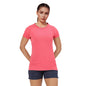 Enamor Womens Solid Slim Fit T-Shirt (E089_Raspberry Melange