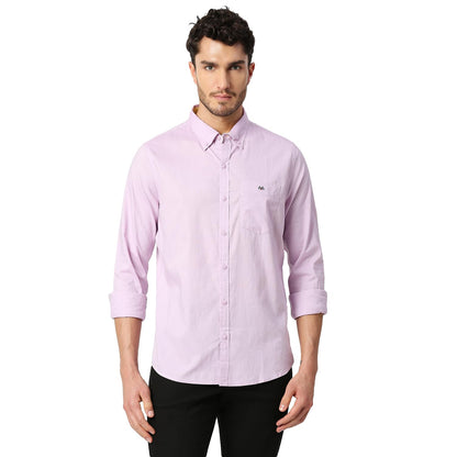 Thomas Scott Solid Color Long Sleeve Regular Fit Casual Shirt for Mens