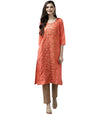 Aarika Womens Orange Color's Kurti (KURTI-W-MG-9046-GAJRI-M)