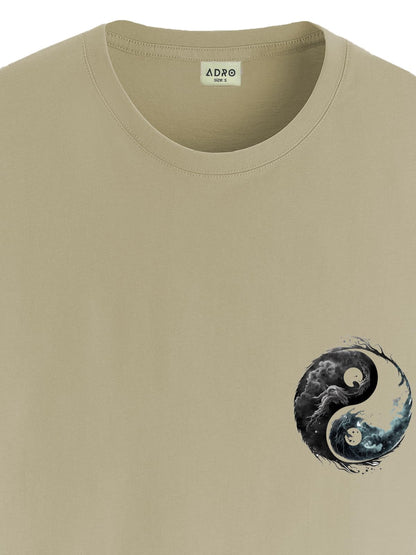 ADRO T-Shirts for MenChest Printed T-Shirt for MenCotton Tshirt for Men|RN24-STICK-YONG-BE