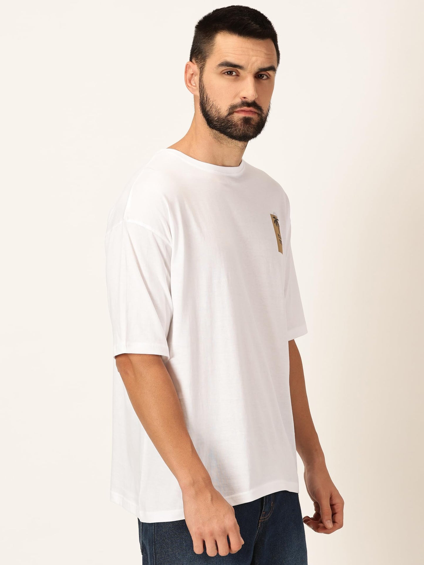 Thomas Scott Mens Oversized Fit T-Shirt (TSKOversized_White Forever
