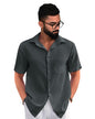Tee Projekt Mens Solid Regular Fit Shirt (ERE-02_Olive