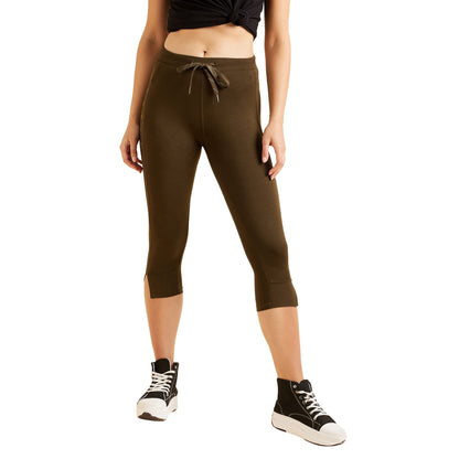 Sweet Dreams Womens Relaxed Casual Pants (LC-3038AV_Olive