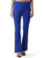 POPWINGS Casual Regular Fit Solid Trousers for Women | Pull On Straight Leg Women Trouser for Summer | Stylish Western Long Trou