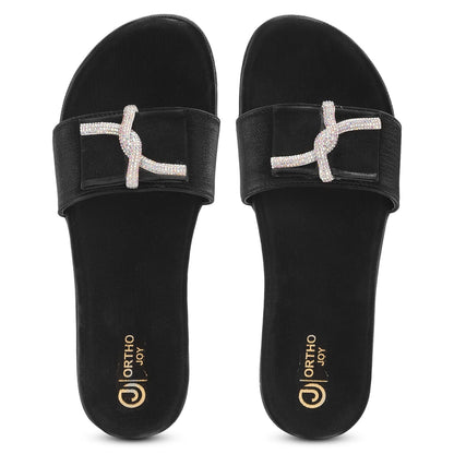 Ortho Joy Doctor Footwear For Women|| Fancy Slipper For Women || Orthopedic WomenS Fancy Slipper/Fancy Sandal For Women