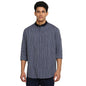 Fabindia MenS Striped Relaxed Fit Shirt (101120101_Blue