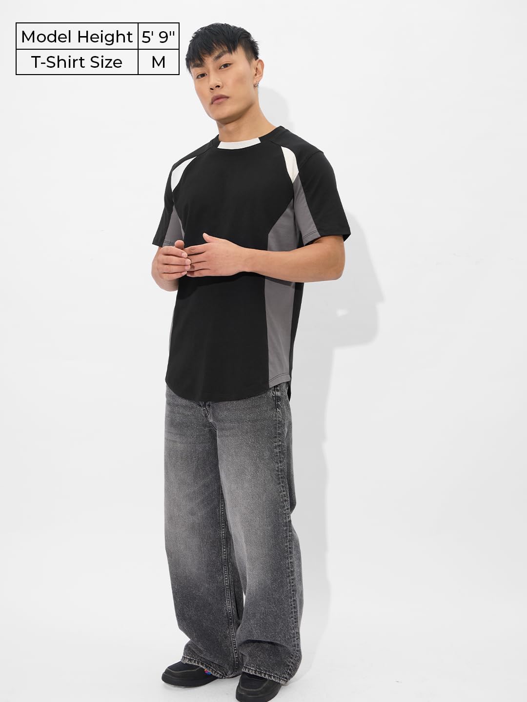 The Souled Store Originals: Blanchette Regular Fit Cotton Short Sleeve Round Neck Drop Cut T-Shirts for Men and Boys