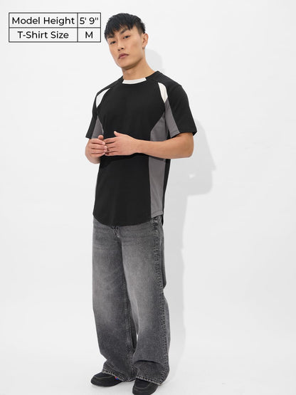 The Souled Store Originals: Blanchette Regular Fit Cotton Short Sleeve Round Neck Drop Cut T-Shirts for Men and Boys