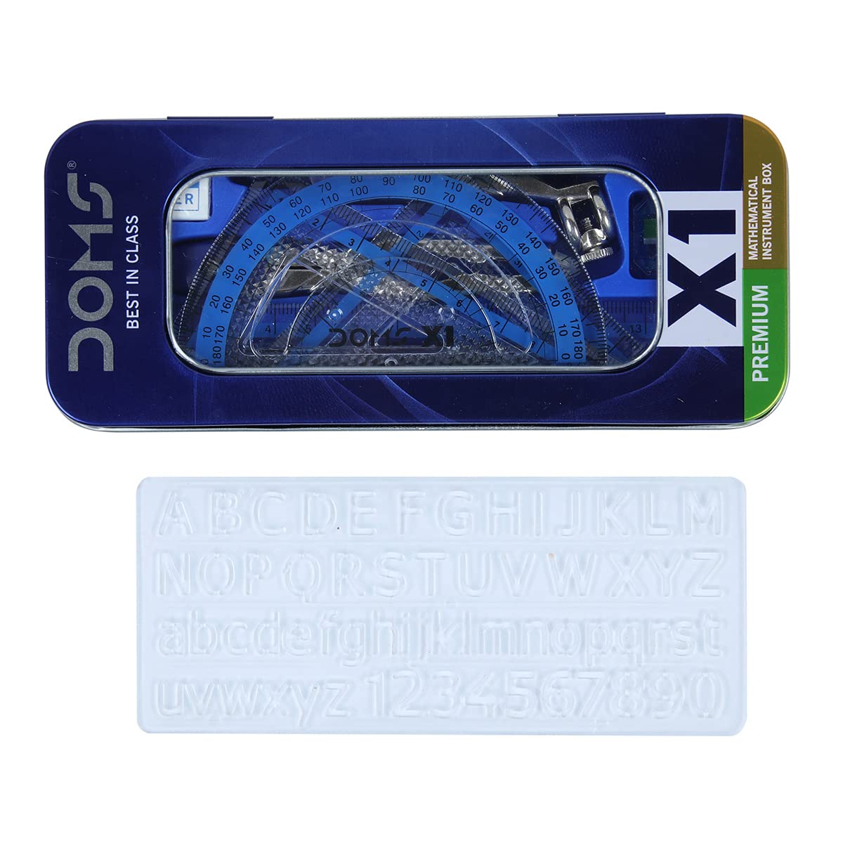 Doms X1 Premium Mathematical Drawing Instrument Box | Best In Class | Ensures Accuracy & Perfection | Geometry Box For Students