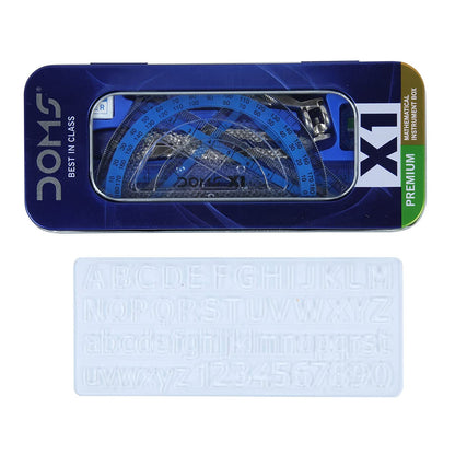 Doms X1 Premium Mathematical Drawing Instrument Box | Best In Class | Ensures Accuracy & Perfection | Geometry Box For Students