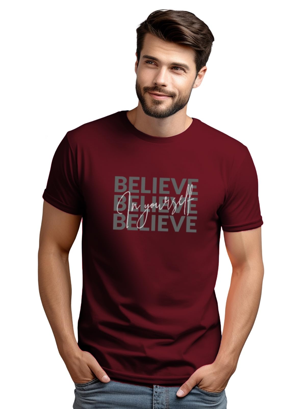 ADRO Tshirt for Men | Printed T Shirt for Men | 100% Cotton T-Shirt |Printed T Shirt | T-Shirts | RN24-INV