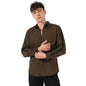 Campus Sutra Mens Solid Olive Green Button Up Collared Shirt for Casual Wear | Shirt Crafted with Regular Sleeve, Comfort Fit &