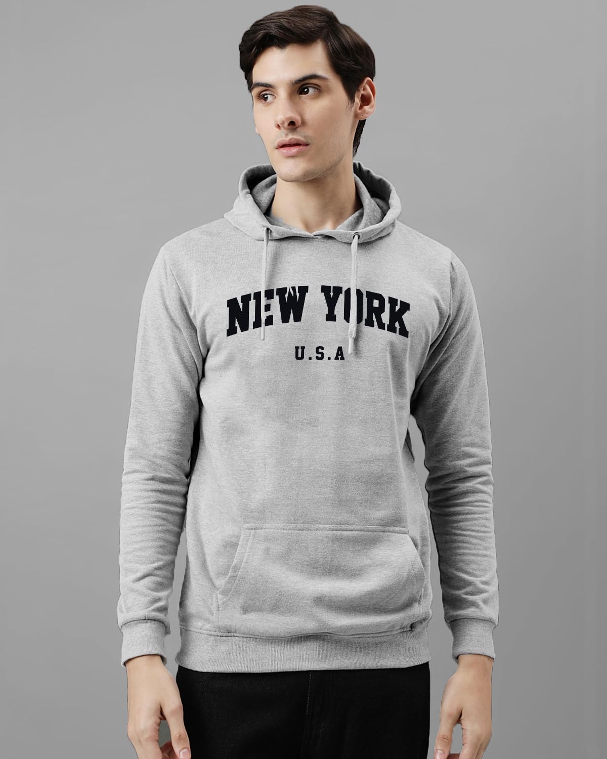 ADRO Hoodies for Men | Printed Hoodie for Men | Cotton Hoodie | Mens Hoodies | Sweatshirt for Men | Hooded Hoodie | H24-NEW