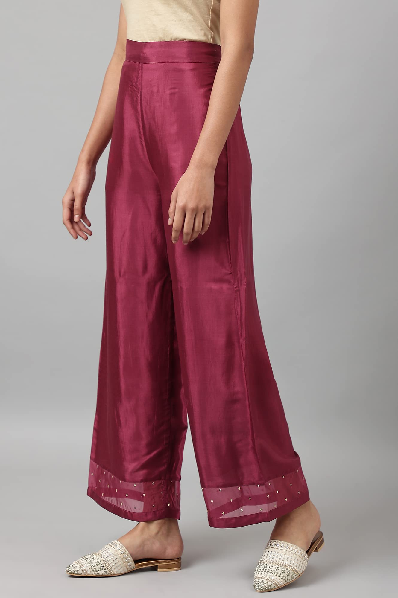 W Strechable Parallel Pants for Women | Trousers for Women | W for Woman