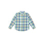 Pepe Jeans BoyS Checkered Regular Fit Shirt (Pb302594_Lime Green_Blue