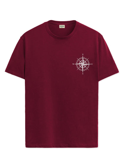 ADRO Tshirt for Men | Printed T Shirt for Men | 100% Cotton Tshirt | Graphic Printed T-Shirt | Chest Printed Tshirt | Unisex Tsh