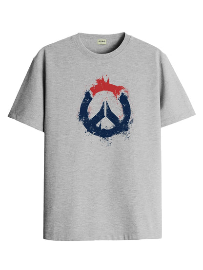 ADRO Mens Printed T-Shirt for Men | R22-M-PC-GR