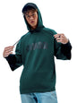 Bewakoof Mens Typography Oversized Fit Full Sleeve Cotton Hoodies Blue