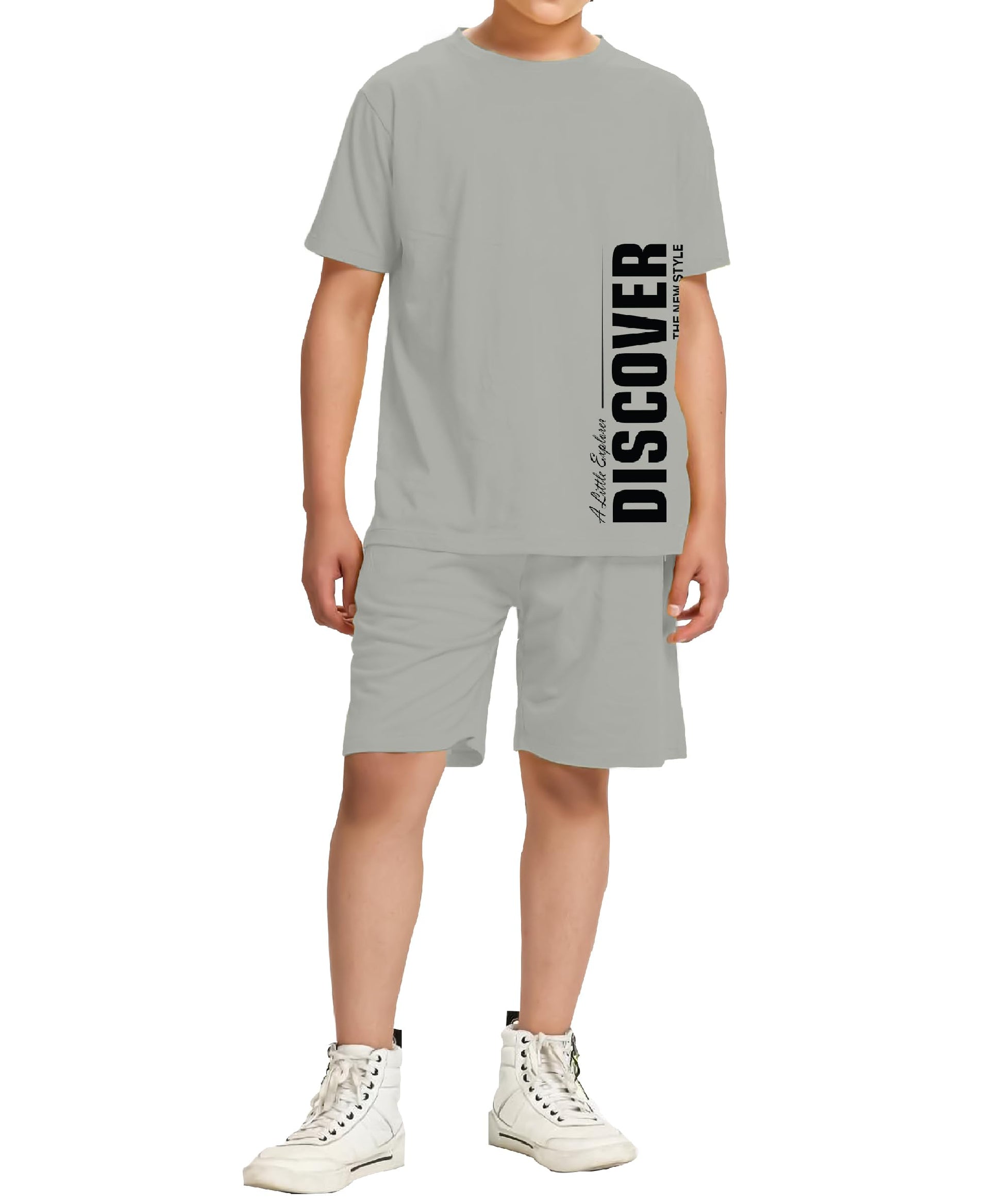 Kyda Kids BoyS 100% Pure Cotton Premium Printed Tshirt And Shorts Set For Summer