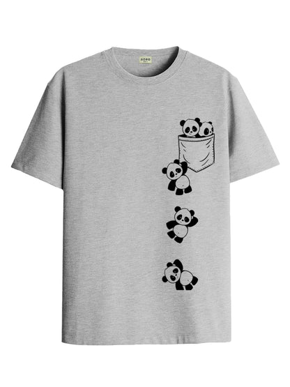 ADRO Tshirt for Men | Printed T Shirt for Men | 100% Cotton T-Shirt |Printed T Shirt | T-Shirts | RN24-POC