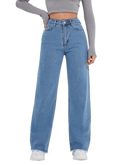 KOTTY Women's Straight Baggy Jeans, Light Blue, Size 30, Model KTTLADIESJEANS2827