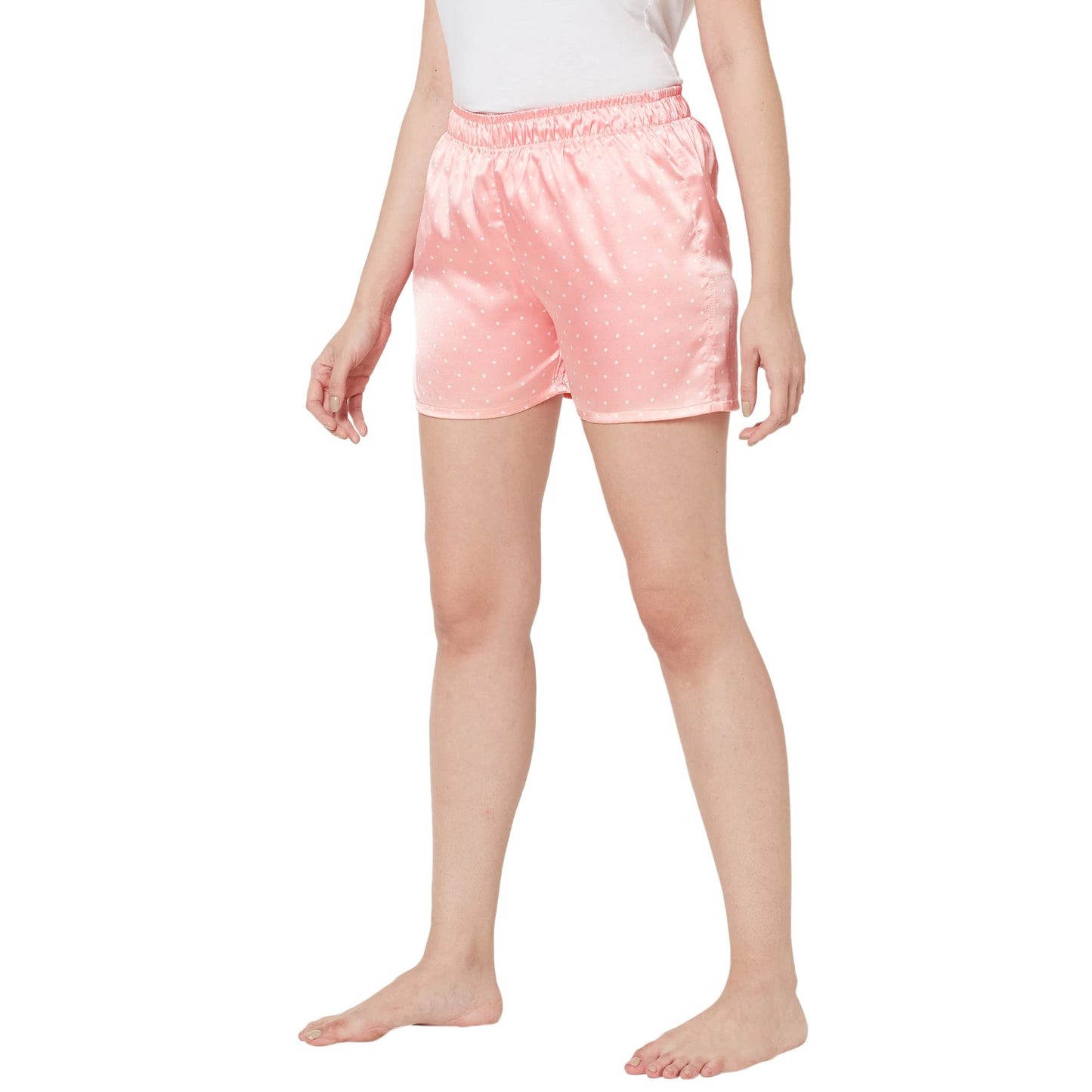 Sweet Dreams Womens Regular Shorts (OCW-2359A_Peach