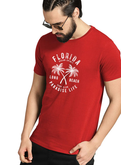 ADRO Florida Paradise Life Mens Printed T-Shirt