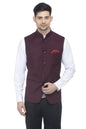 Favoroski Bandhgala Sleeveless Jackets Ethnic Men'S Wear Waistcoat (Chocolate)