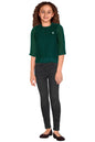 Allen Solly Girls Solid Casual Round Neck Shirt