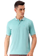 The Indian Garage Co Men Slim Fit Placement Embroidery Polo Collar Tshirt