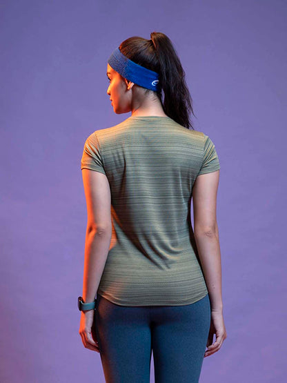 Lyra WomenS Rapid Dry Short Sleeve Breathable And Flexible Fit Active Top
