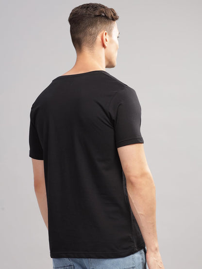 ADRO Mens Nature Graphic Tshirt - Premium Cotton T-Shirt with Stunning Nature Design - Best for Outdoor Enthusiasts Print Black