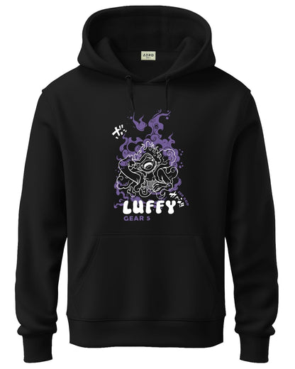 ADRO Hoodies for Men | Printed Hoodie for Men | Cotton Hoodie | Luffy Hoodie Gear 5 | Sweatshirt for Men | Anime Hoodie | H24-LU