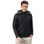 Dennis Lingo MenS Colorblocked Long-Sleeve Regular Fit Hooded Hooded Puffer Jacket - Waterproof, Lightweight, Casual Winterwear