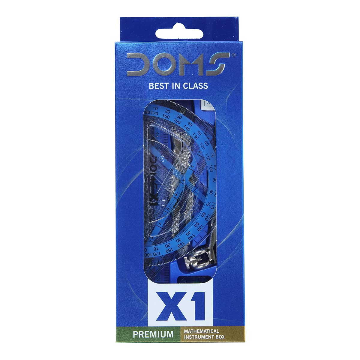 Doms X1 Premium Mathematical Drawing Instrument Box | Best In Class | Ensures Accuracy & Perfection | Geometry Box For Students