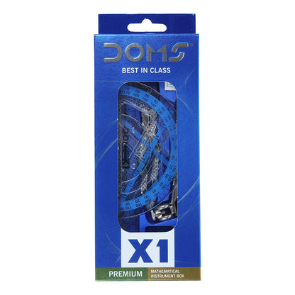 Doms X1 Premium Mathematical Drawing Instrument Box | Best In Class | Ensures Accuracy & Perfection | Geometry Box For Students