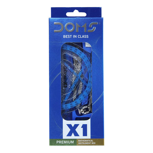Doms X1 Premium Mathematical Drawing Instrument Box | Best In Class | Ensures Accuracy & Perfection | Geometry Box For Students