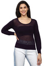 Allen Solly Women Solid Full Sleeve T-Shirt
