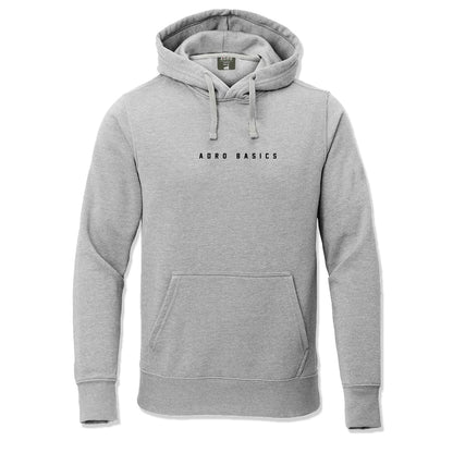 ADRO Men's Cotton Neck Hooded Sweatshirt (H22-M-AR2-GR_Grey)