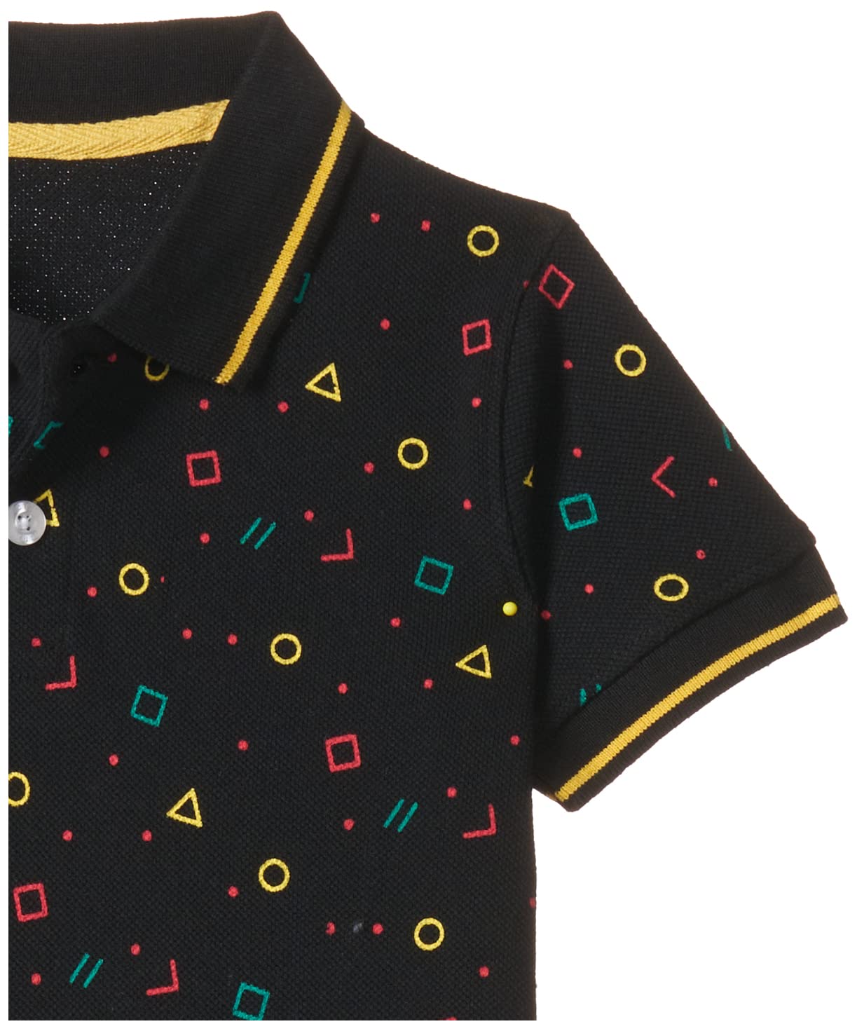 T2F Boys Cotton Regular Fit T-Shirt Black
