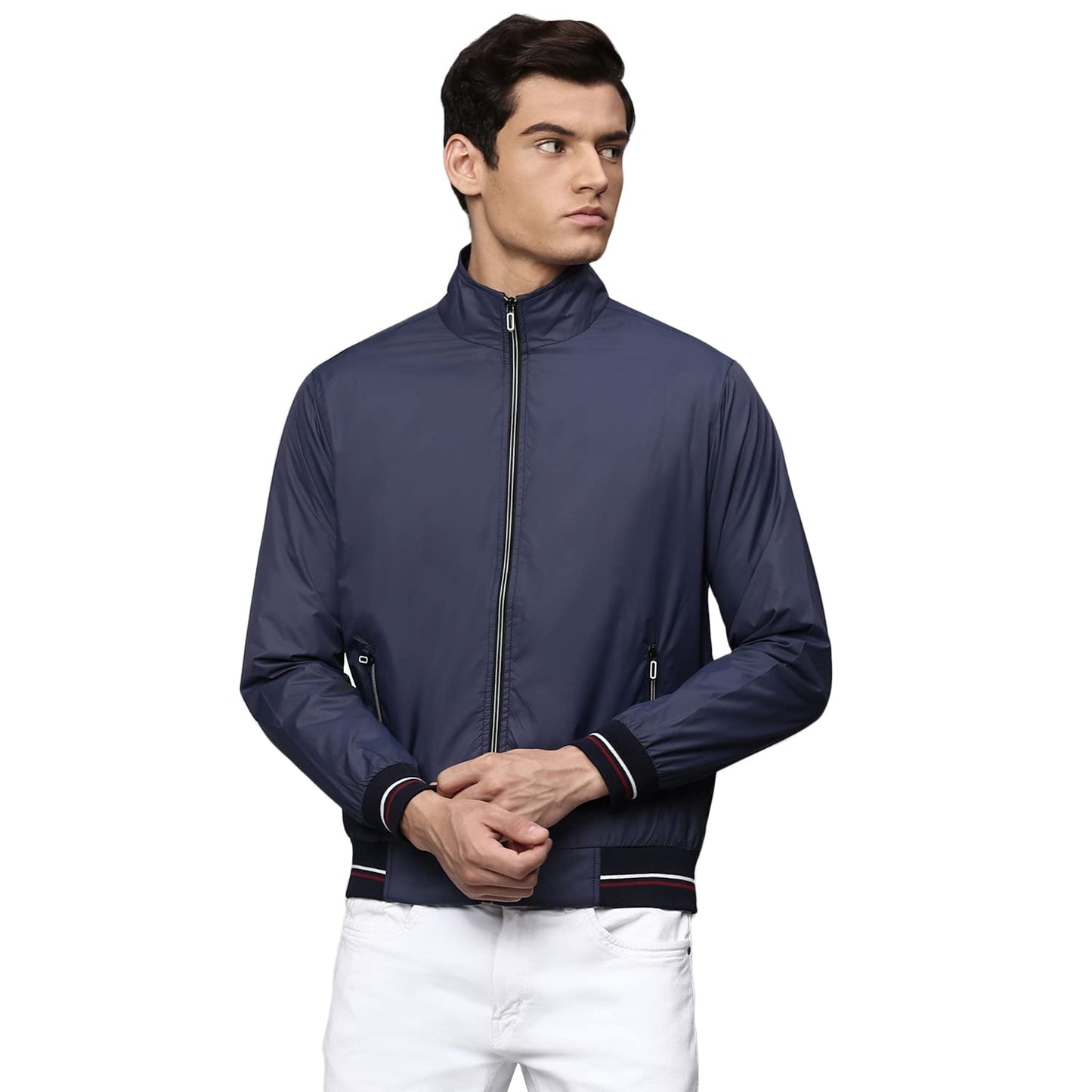 Dennis Lingo Polyester Regular Fit Full Sleeves MenS Panelled Shell Jacket With 2 Pockets - Lightweight Casual Winterwear For M