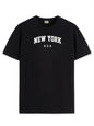 ADRO Mens Solid Regular Fit T-Shirt (RN24-NEW-BL_Black