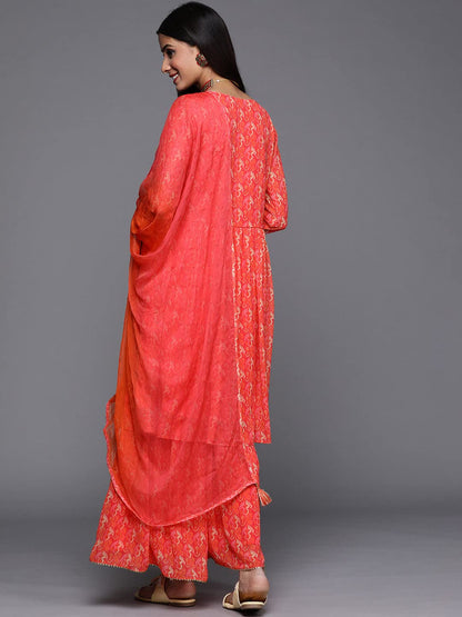 ANNI DESIGNER Women Kurta with Sharara & Dupatta