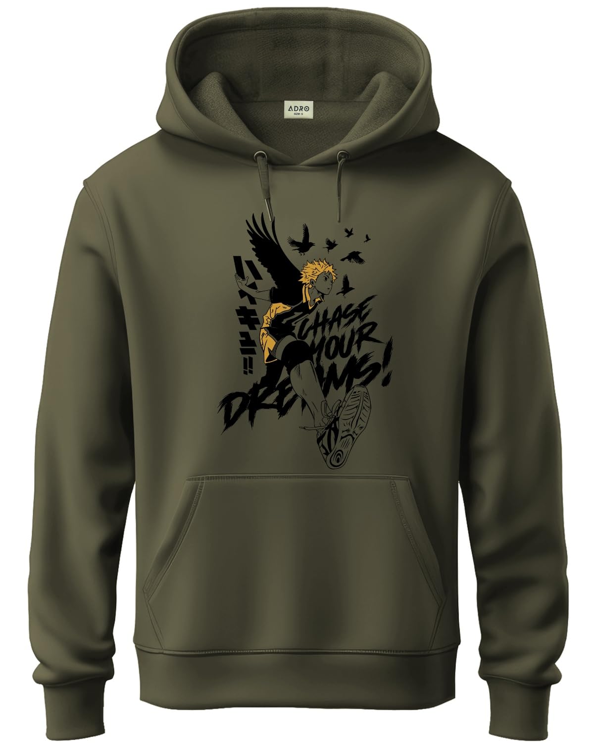 ADRO Hoodies for Men | Printed Hoodie for Men | Cotton Hoodie | Luffy Hoodie Gear 5 | Sweatshirt for Men | Anime Hoodie | H24-DR