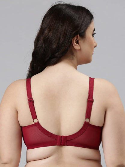 Enamor FB06 Classic Lift Full Support Bra - Non-Padded Wirefree Full Coverage