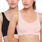 Enamor Sb06 Cotton Low Impact Slip On Everyday Sports Bra For Women - Non-Padded, Non-Wired & High Coverage | Available In Solid