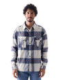 The Souled Store Plaid: Blue Haze (Utility) Men Utility Shirts