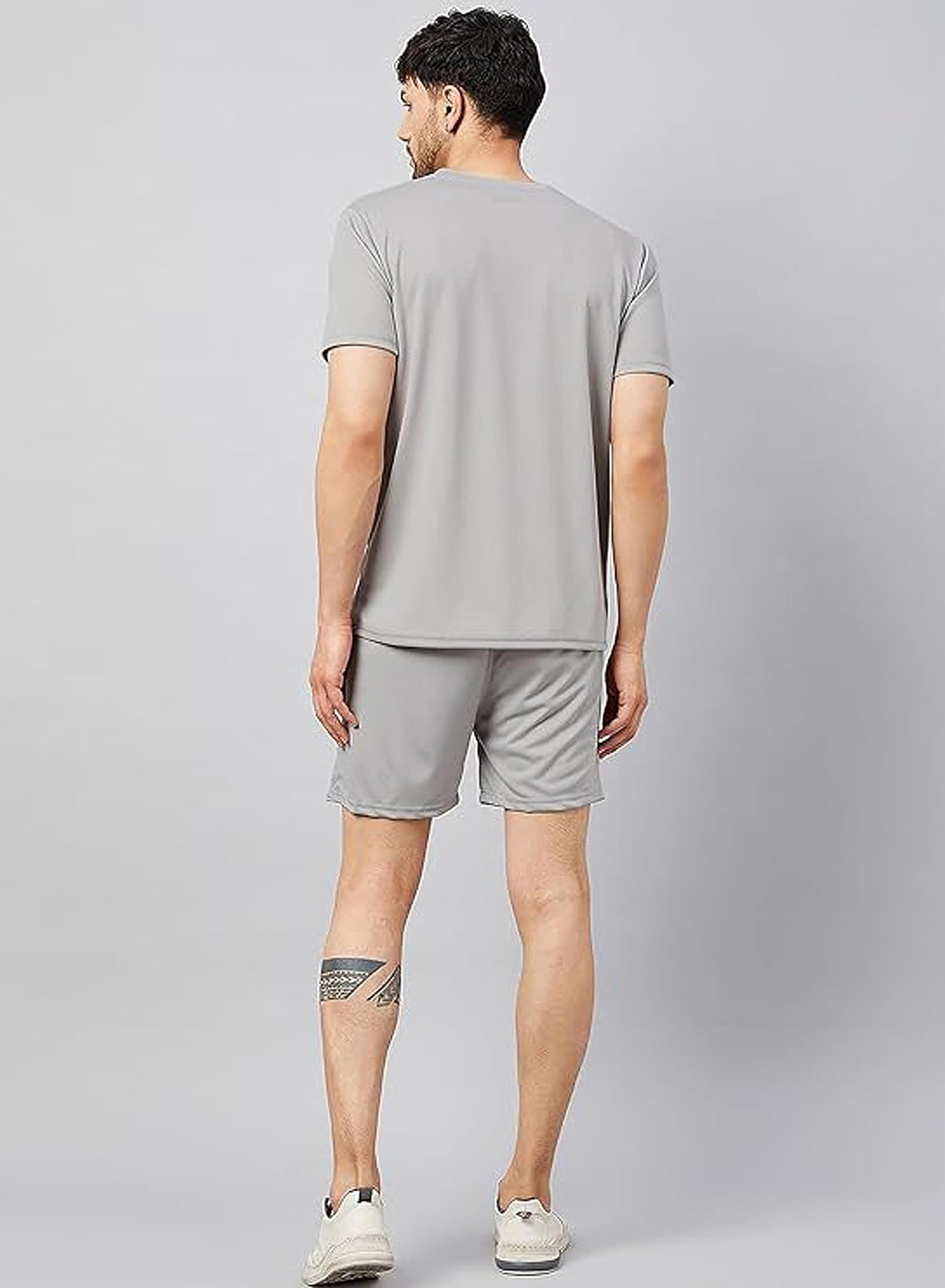 ELLITI Cotton Blend Casual Round Neck Printed T-Shirt and Shorts Set, Mens Pyjama Co-Ord Set, Sleepwear & Loungewear, Summer Ni