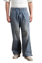 Hubberholme Men Cotton Washed Baggy Mid-Rise Jeans 16